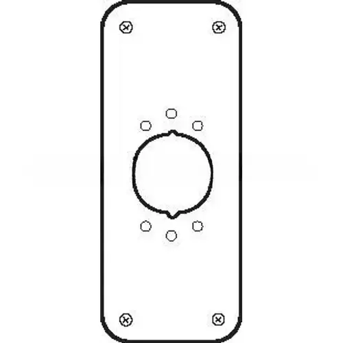 DON-JO REMODELER PLATE POLISHED BRASS 3-1/2 IN. X 9 IN DON-JO REMODELER PLATE POLISHED BRASS 3-1/2 IN. X 9 IN