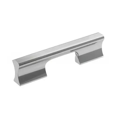 Status 3-3/4" Center to Center Cabinet Pull Bright Chrome Finish Status 3-3/4" Center to Center Cabinet Pull Bright Chrome Finish