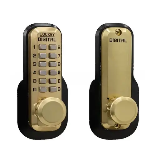 Mechanical Keyless Digital Combination Deadlocking Spring Latch Lock Single Combination Satin Brass Mechanical Keyless Digital Combination Deadlocking Spring Latch Lock Single Combination Satin Brass