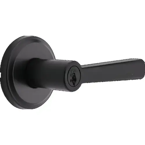 Trafford Lever Entry Door Lock SmartKey with 6AL Latch and RCS Strike Matte Black Finish Trafford Lever Entry Door Lock SmartKey with 6AL Latch and RCS Strike Matte Black Finish