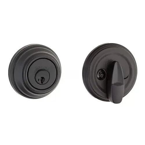 Single Cylinder Deadbolt SmartKey with 6AL Latch and STRKP Strike Pack which includes Square Corner, Round Corner and 5303 Round Corner Full Lip Strikes Matte Black Finish Single Cylinder Deadbolt SmartKey with 6AL Latch and STRKP Strike Pack which includes Square Corner, Round Corner and 5303 Round Corner Full Lip Strikes Matte Black Finish