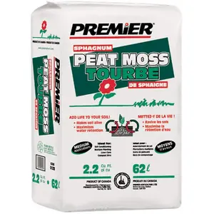 Premier 0128P Sphagnum Peat Moss Organic 2.2 ft
