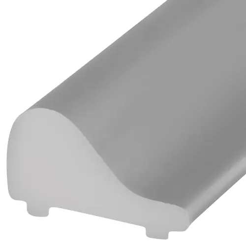 Satin Anodized Frameless Shower Door Tapered Threshold - 95" Stock Length