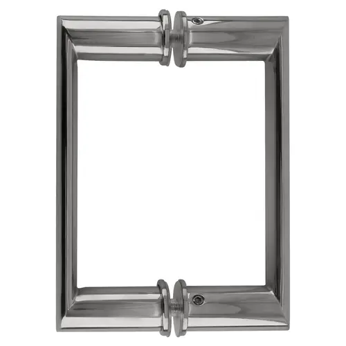 6" Chrome Back-to-Back Oval/Round Pull Handle 6" Chrome Back-to-Back Oval/Round Pull Handle