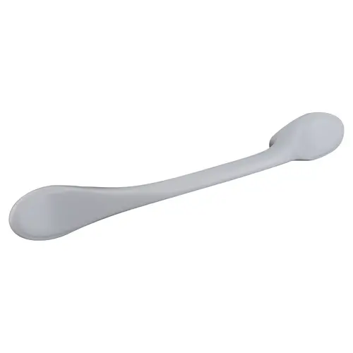 Curved Kitchen Cabinet Drawer Pull 3" Center To Center  White