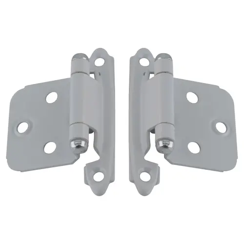 Face Frame Mount Self-Closing Cabinet Hinge For Variable Overlay Kitchen Door Retail Pack Whit - 2 per pack x25 packs White Face Frame Mount Self-Closing Cabinet Hinge For Variable Overlay Kitchen Door Retail Pack Whit - 2 per pack x25 packs White