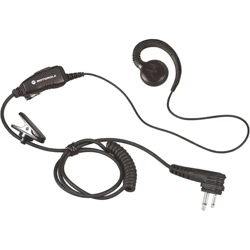 Swivel Earpiece with Inline PTT Black Swivel Earpiece with Inline PTT Black