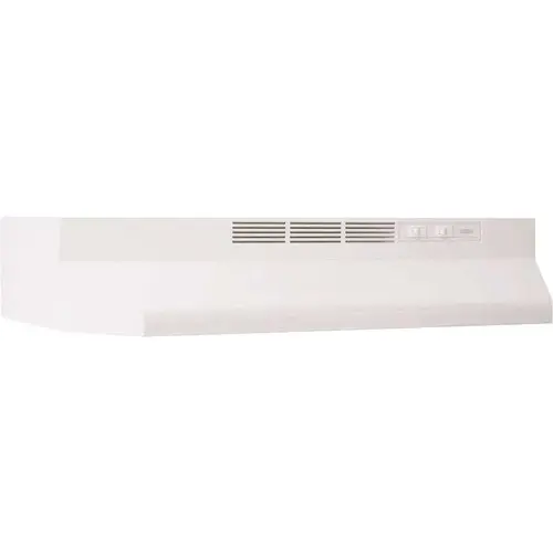 41000 Series 24 in. Ductless Under Cabinet Range Hood with Light in White 41000 Series 24 in. Ductless Under Cabinet Range Hood with Light in White