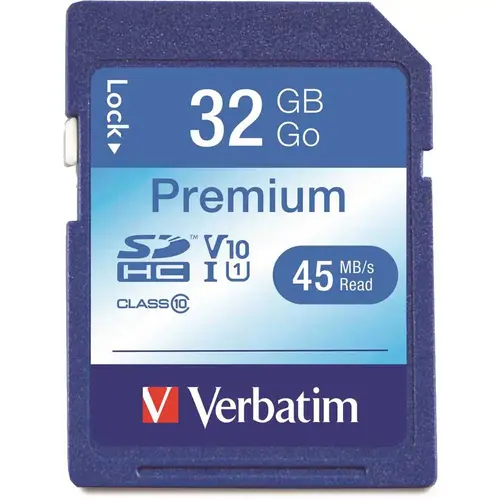 32GB Premium SDHC Memory Card, UHS-I V10 U1 Class 10 32GB Premium SDHC Memory Card, UHS-I V10 U1 Class 10