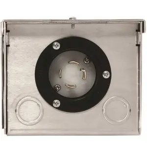 GENERAC POWER SYSTEMS, INC. 6343 Generator Power Inlet Box, Aluminum, 30A