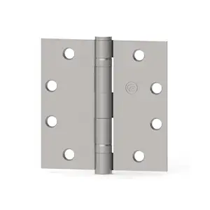 Hager 103253 REV P1 ECBB1100 4.5" x 4.5" US26 Bright Chrome