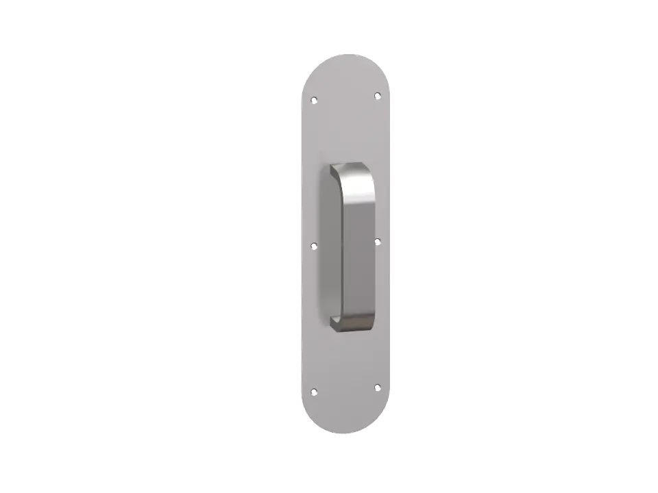 Hager 870S 52 CLR NEOPRENE Clear Anodized 107494
