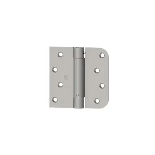 1764 4" x 4" Stainless Steel Square by 5/8" Radius Corner Full Mortise Residential Spring Hinge, Satin Stainless Steel Finish - pack of 2 1764 4" x 4" Stainless Steel Square by 5/8" Radius Corner Full Mortise Residential Spring Hinge, Satin Stainless Steel Finish - pack of 2