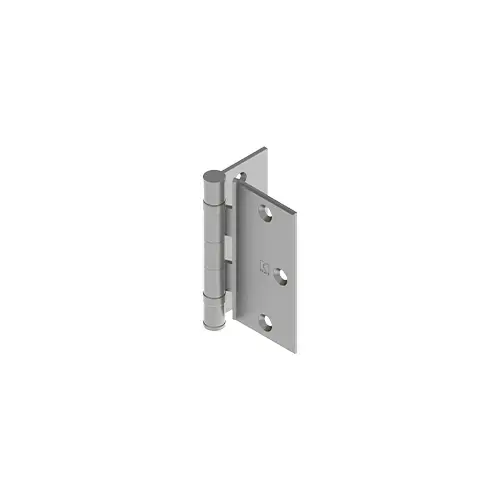 BB1173 4-1/2" x 4-1/2" Half Surface Standard Weight Ball Bearing Hinge Satin Chrome Finish