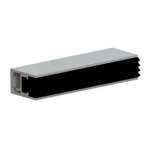 Hager 865S 96 MIL NEOPRENE Mill Aluminum 054907 Hager 865S 96 MIL NEOPRENE Mill Aluminum 054907