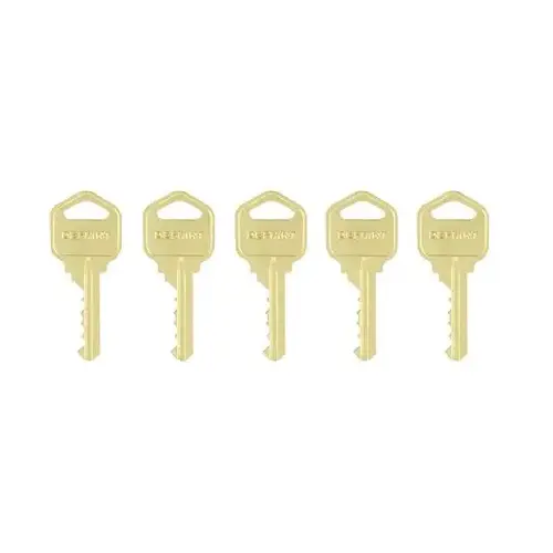 KW1 Master Key pack of 5 Brass