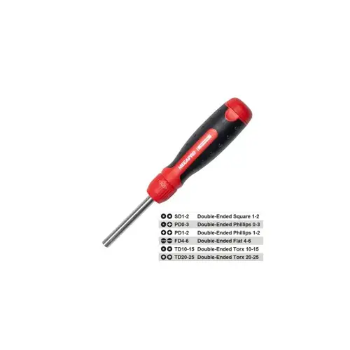 Ratcheting 13-1 Multi-Bit Screwdriver