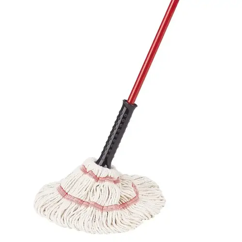 Big Tornado Wet Mop, Quick Change Mop Connection, Yarn Mop Head, Steel Handle