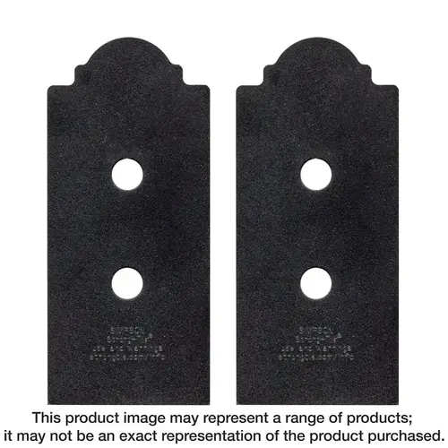 APBDSP Decorative Post Base Side Plate, 3 in W, 12 ga Gauge, Steel, Powder-Coated - pack of 8 APBDSP Decorative Post Base Side Plate, 3 in W, 12 ga Gauge, Steel, Powder-Coated - pack of 8