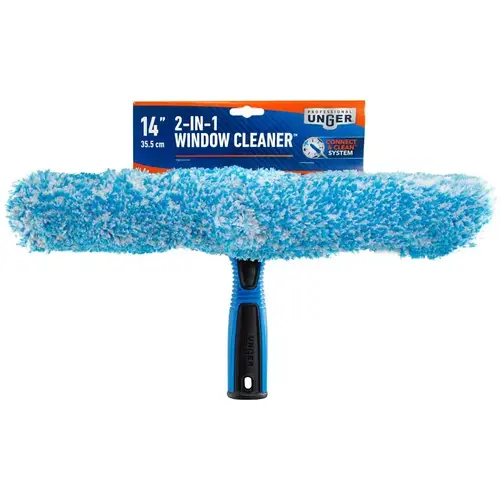 2-In-1 Window Cleaner, 14 in L Head, Plastic Head, 11.81 in L 2-In-1 Window Cleaner, 14 in L Head, Plastic Head, 11.81 in L