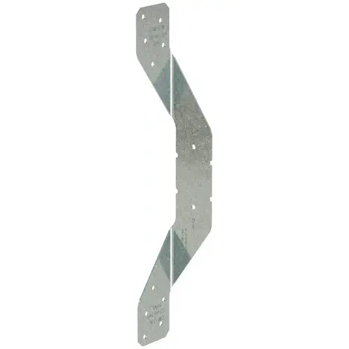 H2A Hurricane Tie, 10.438 in L, 1.531 in W, Steel, Galvanized - pack of 100 H2A Hurricane Tie, 10.438 in L, 1.531 in W, Steel, Galvanized - pack of 100