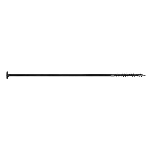 SDWS Timber Screw, 12 in L, Serrated Thread, Low-Profile Head, 6-Lobe Drive Black SDWS Timber Screw, 12 in L, Serrated Thread, Low-Profile Head, 6-Lobe Drive Black