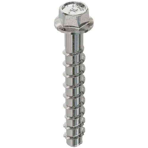 Titen HD Heavy-Duty Screw Anchor, 3/8 in Dia, 3 in L, Carbon Steel, Zinc Plated Silver - pack of 30 Titen HD Heavy-Duty Screw Anchor, 3/8 in Dia, 3 in L, Carbon Steel, Zinc Plated Silver - pack of 30