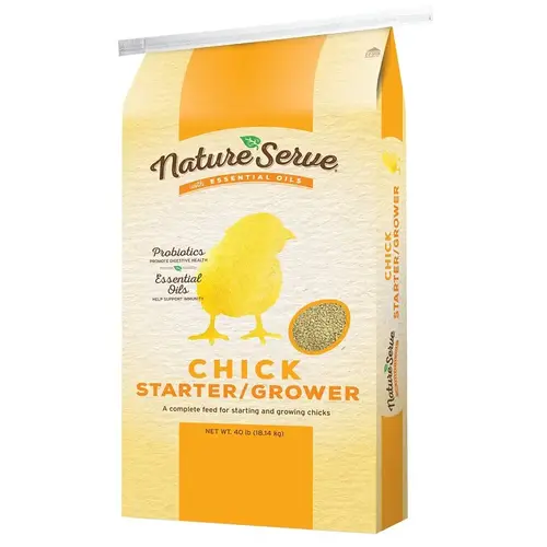 Chick Starter Grower Feed with Essential Oils, 40 Lbs.