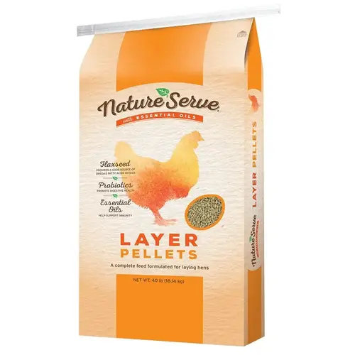 Laying Hens Feed Pellets with Essential Oils, 40 Lbs.