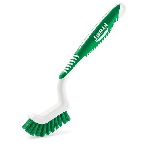 Grout and Tile Brush 0.625" W Hard Bristle 6.25" Rubber Handle Green/White Grout and Tile Brush 0.625" W Hard Bristle 6.25" Rubber Handle Green/White