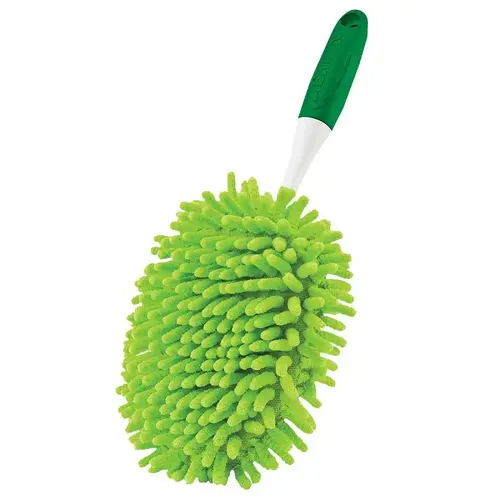 Duster with Pledge, 5 in Head, Microfiber Head, Plastic Handle, Green - pack of 6 Duster with Pledge, 5 in Head, Microfiber Head, Plastic Handle, Green - pack of 6