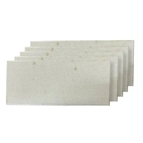 Beehive Foundation, Deep Hive Body, Plastic - pack of 5 Yellow Beehive Foundation, Deep Hive Body, Plastic - pack of 5 Yellow