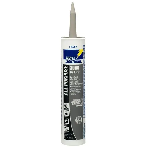 Gray All Purpose Elastomeric Sealant, 10 fl-oz Cartridge Gray All Purpose Elastomeric Sealant, 10 fl-oz Cartridge