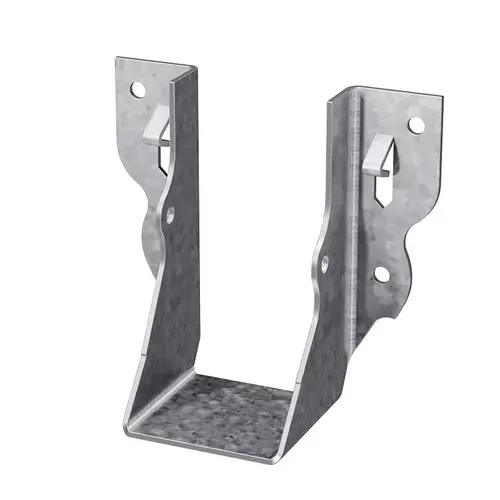 LU Joist Hanger, 3-1/8 in H, 1-1/2 in D, 1-9/16 in W, 2 x 4 in, Steel, Galvanized/Zinc LU Joist Hanger, 3-1/8 in H, 1-1/2 in D, 1-9/16 in W, 2 x 4 in, Steel, Galvanized/Zinc
