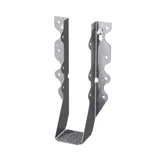 LU Joist Hanger, 6-3/8 in H, 1-1/2 in D, 1-9/16 in W, 2 x 8 in, Steel, Galvanized/Zinc LU Joist Hanger, 6-3/8 in H, 1-1/2 in D, 1-9/16 in W, 2 x 8 in, Steel, Galvanized/Zinc