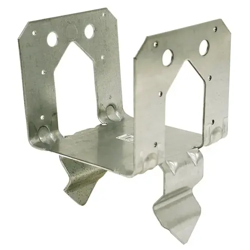 PB Post Base, 6 x 6 in Post, 12 ga Gauge, Steel, Galvanized