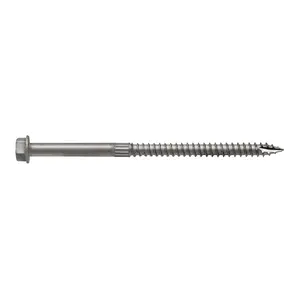 SIMPSON STRONG-TIE CO SDS25412-R10 Strong-Drive SDS Connector Screw, Heavy-Duty, 1/4 x 4-1/2-In., 10-Pk. Double-Barrier Coated