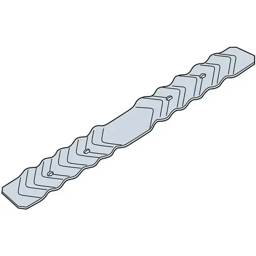 Brick Tie 0.38" H X 6.69" W 22 speed Galvanized Steel Brick Tie 0.38" H X 6.69" W 22 speed Galvanized Steel