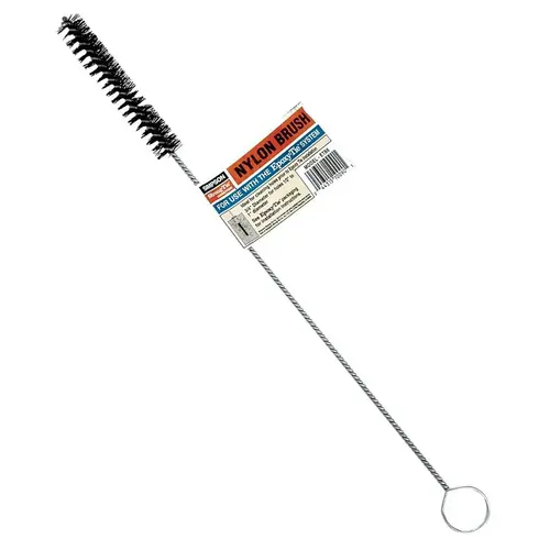 ETB Hole Cleaning Brush, 4 in L Brush, 16 in OAL, Nylon Bristle