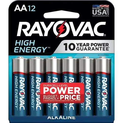 815-12K Battery, AA Battery, Alkaline - pack of 12 815-12K Battery, AA Battery, Alkaline - pack of 12