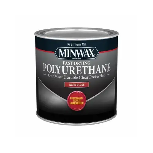 Fast-Drying Polyurethane - Clear Gloss - 1/2 Pint