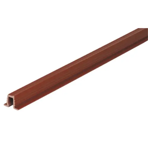 Single Guide Track, for Top and Bottom of Cabinet 8' 2 7/16" for Slido F-Line12, brown, length: 2,500 mm Brown