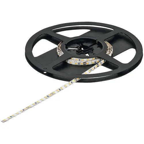 Flexible Strip Light, Hafele Loox5 LED 3040, 24 V, monochrome, (3/16") 5 mm 590 9/16" 96 lm/W 460 lm 15 m 120 LEDs/m, 4.8 W/m, Warm white 3000 K, (590 9/16") 15 m available length White Flexible Strip Light, Hafele Loox5 LED 3040, 24 V, monochrome, (3/16") 5 mm 590 9/16" 96 lm/W 460 lm 15 m 120 LEDs/m, 4.8 W/m, Warm white 3000 K, (590 9/16") 15 m available length White