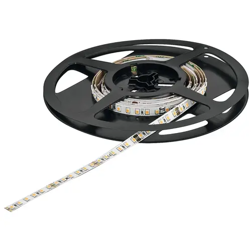 Flexible Strip Light, Hafele Loox5 LED 3048, 24 V, monochrome, (5/16") 8 mm G 1968 1/2" 88 lm/W 1,270 lm 50.00 m 120 LEDs/m, 14.4 W/m, warm white 2700 K, 50 m, energy efficiency class G White Flexible Strip Light, Hafele Loox5 LED 3048, 24 V, monochrome, (5/16") 8 mm G 1968 1/2" 88 lm/W 1,270 lm 50.00 m 120 LEDs/m, 14.4 W/m, warm white 2700 K, 50 m, energy efficiency class G White