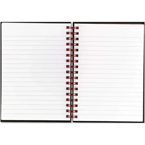 MEAD TWINWIRE HARDCOVER NOTEBOOK, LEGAL RULE, 5-7/8 X 8-1/4, WHITE, 70 SHEETS