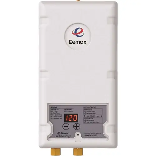 LavAdvantage 8.3 kW, 208 Volt Commercial Electric Tankless Water Heater, Thermostatic Gray
