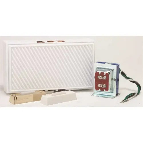 Two Note Electric Door Chime Kit W/ Transformer/push Button