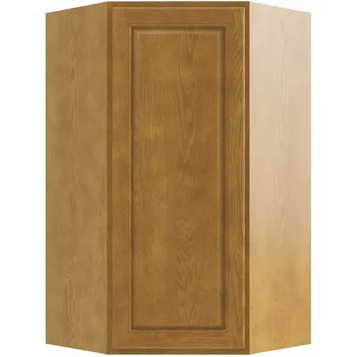Cabinetry Country Oak Corner Wall Cabinet 23.875w X 42h