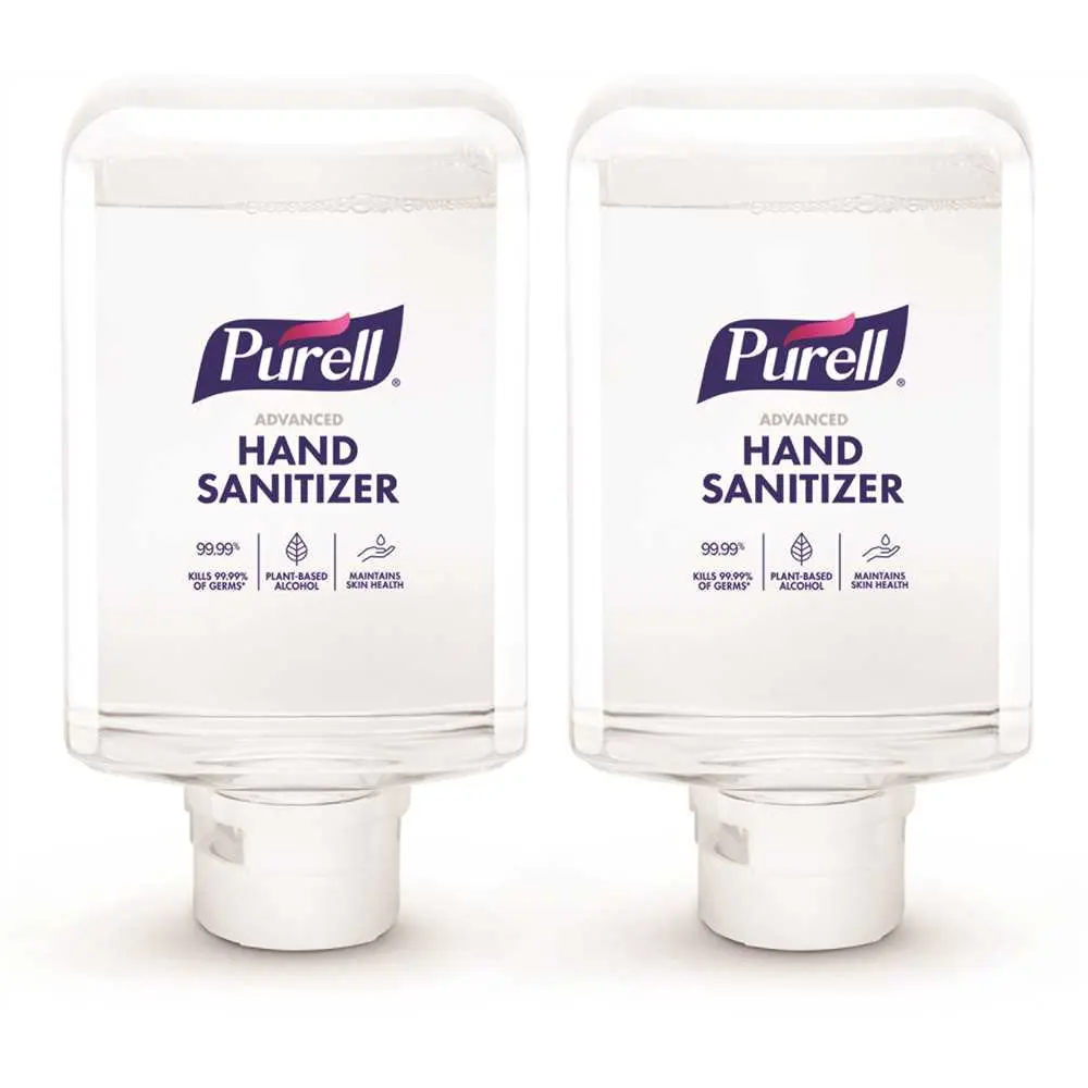 PURELL Es10 Automatic Advanced Hand Sanitizer Foam 1200 Ml Refill Clear - pack of 2 8353-02 PURELL Es10 Automatic Advanced Hand Sanitizer Foam 1200 Ml Refill Clear - pack of 2 8353-02