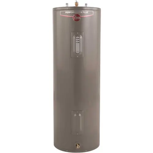 Performance Plus 50 Gal. 5500-Watt Elements Medium Electric Water Heater w/9-Year Tank Warranty LED Indicator & 240-Volt Gray